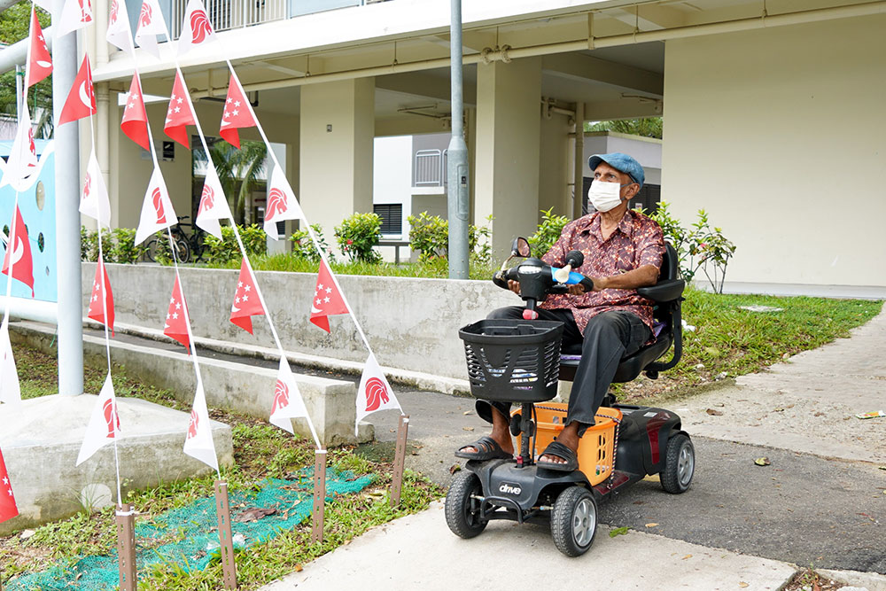 肾友的电动代步车